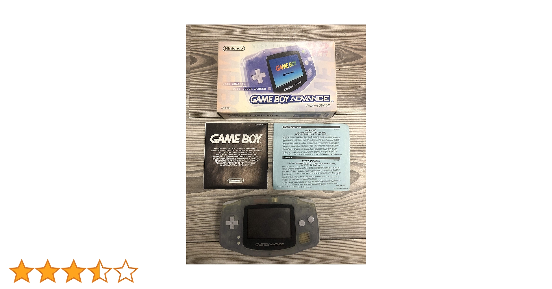 ゲームボーイアドバンス 本体  ミルキーブルー　レトロゲーム　動作確認済み Amazon | ゲームボーイアドバンス ミルキーブルー【メーカー生産